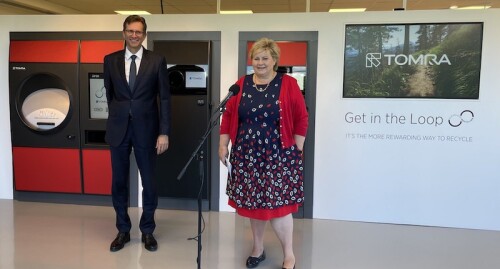 Norwegian prime minister visits TOMRA headquarters for Innovation ...